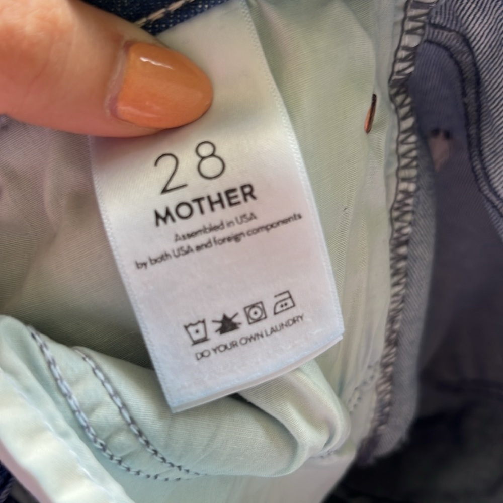 MOTHER the mid rise dazzler ankle jeans wet my plants - Picture 12 of 13